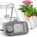 DIAFIELD Indoor Automatic Plant Waterer, Self Watering System for 15 Potted Plants, Auto Drip Irrigation Kit Programmable Water Timer (Grey)