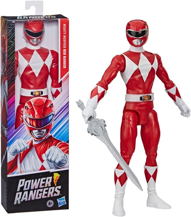 Power Rangers Mighty Morphin Red Ranger 12-Inch Action Figure Toy Inspired by Classic TV Show