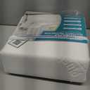 PlushDeluxe Premium Bamboo Mattress Protector  King Size, Waterproof, & Ultra Soft Breathable Noiseless Washable Bed Mattress Cover for Comfort & Protection - White