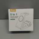 Magnetic Wireless Charger for Samsung, 5 in 1 Charging Station for Multiple Devices, Compatible with MagSafe Samsung for Galaxy S25/Z Fold7/Flip7, Watch Charger Stand for Galaxy Watch Ultra 8,for buds