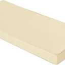 Outdoor Bench Cushions 48 x 18 Inch Thick Waterproof Porch Swing Cushions with Tie Patio Furniture Chair Cushion Bench Pad 5 Year Color Fastness Backyard Seat Pads Beige