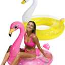 HeySplash Pool Floats, Inflatable Pool Float, Large Floatie for Bachelorette Party, Swim Tube River Lake Beach Bride Wedding Decor Fun Toy Raft Adults