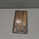 Ziliny 1 Set Bridal Baby Shower Cheese Prizes Wooden Square Board Gift Set Knives Forks Thank You Tags with Box for Guests for Valentines Bridal Baby Shower Housewarming Gifts (Acacia Color)