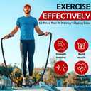 Weighted Jump Rope for Men Women, 1.5lb 2.8lb Heavy Jumping Ropes for Fitness, Adult Skipping Rope for Home Gym Exercise, Improve Strength and Building Muscle Workout Equipment
