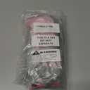 ANDANDA Kids Gardening Gloves, Nitrile Coated Children Yard Work Gloves with Grip, Suitable for Toddlers, Children, Girl, Boy (6XL(Age9-12), Pink)