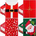 40 Pcs 10 x 13 Inch Large Christmas Poly Bubble Mailers Christmas Padded Envelopes Self Adhesive Holiday Shipping Bags Assorted Xmas Bags for Business School Family Xmas Gift