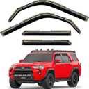 in-Channel Window Rain Guards Fit for Toyota 4Runner 2010-2024 Extra Durable Window Visors Window Deflectors Vent Visors Vent Shades Car Accessories-4 pcs 2-Q09