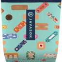 Sok It JavaSok Iced Coffee & Cold Soda Insulated Neoprene Cup Sleeve (Happy Healers, Large: 30-32oz)