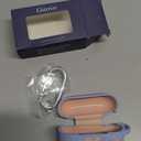 Girovo Compatible with Airpods Pro 2nd/1st Generation Case Cover with Keychain, Women Men Soft Silicone TwoTone Cute Cartoon Engraved Convenience Protective Case, Front LED Visible Blue/Pink