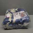 EVERGRACE Area Rugs for Living Room 6x9, Boho Floral Faux Wool Indoor Outdoor Rugs, Washable Rugs for Bedroom Dining Room Entryway Kitchen, Low Pile Floor Mat Carpet for Home Decor, Celtic Blue