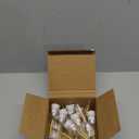 24 Pcs S14 Bulbs for Outdoor String Lights 1.5 W LED String Light Bulbs with 2 Prongs 2700k 120v Waterproof S14 LED Replacement Accessories for Outdoor Patio, Warm White (White)