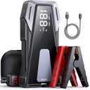 Portable Car Battery Jump Starter 6000A 21800mAh, Car Battery Jumper Starter Portable Jumper Cables for car(8.5L Gas/8.0L Diesel),Jump Box with USB Quick Charge, Lights, Compact