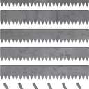 Hammer-in Landscape Edging - 48-inch Strips - 8-inch Depth 1/4-inch Rounded top COR-Ten Steel (5 Pack)