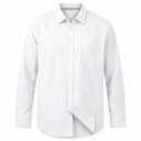 Shtexus Men's Long Sleeve Button Down Dress Shirts Oxford Business Casual for Office Formal(White, S) (White, S)