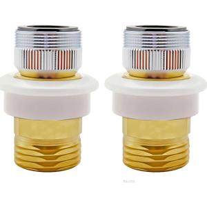 2PCS Snap Coupling Adapter Faucet Adapter fit Male 15/16-27 or Female 55/64-27 x Male 3/4 Garden Hose,Humidifiers,Portable Dishwasher,for Haier&DANCO Washing Machine (2)