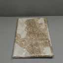 ARTABLE Lace Table Cloths Oval Fall Antique Flower Decor Macrame Tablecloth for Outdoor Farmhouse Rustic Kitchen Party Birthday Picnic (Light Brown, 60 x 84 Inch Oval)