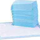 Basics Dog and Puppy Pee Pads, 5Layer LeakProof Super Absorbent, QuickDry Surface, Potty Training, Regular (22x22"), 100 Count, Blue & White