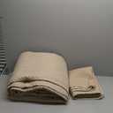 Beige Bed Set, 2 Pillowcases 38-24in. Cover 10-10ft
