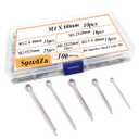 4 x 100pcs 304 Stainless Steel Cotter Pin Clip Key Fastner Fitting Assortment Kit for Automotive Mechanics Small Engine RepairAutomotive, Mechanics, Car Garage, Power Equipment, Cars, Trucks Law