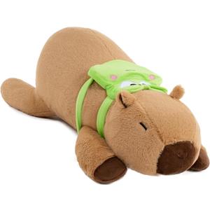 5 Pounds Weighted Capybara Stuffed Animals 23.6Inch Large Weighted Capybara Plush,Huggable Companion for Kids & Adults, Gift for Thanksgiving, Christmas and Birthday.