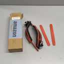 Soulchen 2 Pcs Snowboard Bindings Ankle Straps Replacement Black 11 x 3 Inches Ski Board Ankle Straps Snowboard Bindings Tool for Ski Boot Tool Skiing Skateboard Universal Accessories