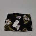Pacific Legend Mens Floral Hibiscus and Palm Hawaiian Shirt (Large, Black W/ White Blossoms)