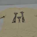 Animal Print Outfits for Women Oversized Graphic T-shirts Funny Tiger Giraffe Printed Shirt 2025, size 2XL