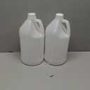 WUWEOT 2 Pack 1 Gallon Jugs, Empty Gallon Bottle, Plastic HDPE Container with Child Resistant Airtight Lids for Home and Commercial Use, Water Storage Containers for Water, Soaps, Detergents, Liquids
