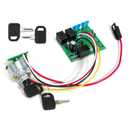Ignition Key Switch Module,Compatible with John Deere LX255 LX266 LX277 LX279 LX280 LX288 GX255 GX325 GX335 Replace AM132500