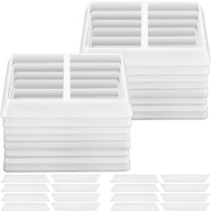 16 Set Tray Dividers for Freeze Dryer White Medium Tray Dividers, Compatible with Harvest Right Freeze Dryer Accessories(fit 4 Medium Trays)