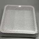 Menkxi 2 Pcs Display Case for Figures 3 Tiers Doll Storage Box Wall Mounted Clear Box Dust Proof Display Cabinet Organizer with Magnetic Door for Mini Toys Action Figures Collectibles, White