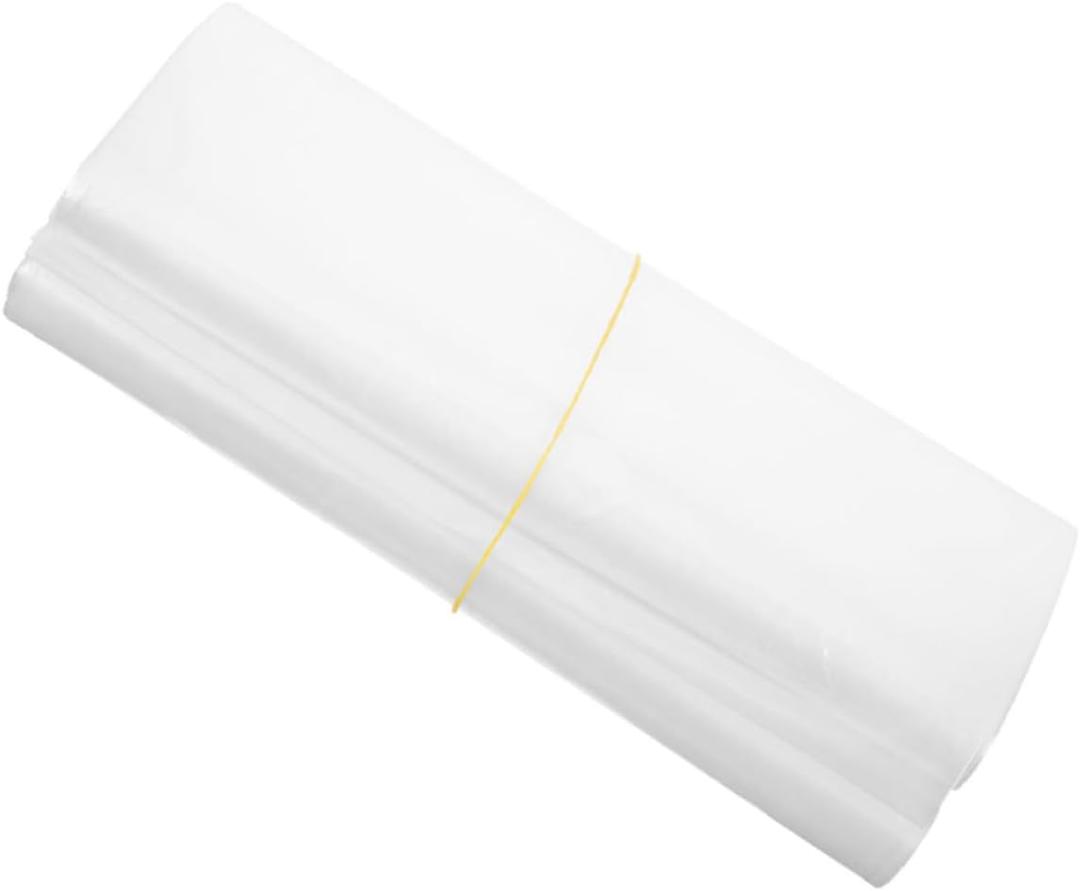 50pcs Clear Fish Packaging Bags Transparent Leakproof Plastic Shipping Bags for Ornamental Fish Transport Hdpe Material for Pet Stores and Farms