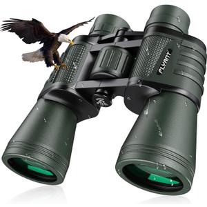 20x50 High Powered Binoculars for Adults, Waterproof Binoculars with Low Light Vision for Bird Watching Hunting Camping Travel Cruise Hiking Sports Stargazing, Gifts for Men Dad