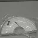 Uenhoy Split Lighting Ceiling Medallions for Light Fixtures and Ceiling Fans, 12" OD x 4" ID Round Ceiling Cover Plate, PU Ceiling Fan Medallion, White