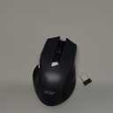 acer Wireless Mouse for Laptop, 2.4GHz Computer Mouse 3 Adjustable DPI Office Cordless USB Mice with USBA Receiver, 6 Buttons, 1600 DPI, Medium to Large Sized Hands Compatible with PC, Laptop, Desktop (Black)