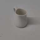 1 PCS Small Creamer Pitcher Set, 9 OZ Ceramics Creamer Pitcher with Handle for Farmhouse Kitchen Coffee Milk Sauces, White