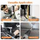 Screw Extractor Drill Bit Set,Chrome Molybdenum Alloy Steel Screw Remover for Removing Stripped Screws and Broken Bolts Ez Out Stripped Rounded-Off Damaged Bolts Screws&Studs Removal Tool (15-Pieces)