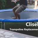 Cliselda Trampoline Replacement Mat, Fits 12 ft 14 ft 15 ftRound Trampoline Frame with 72/88/96 V-Rings and Spring Tool, Fits 5.5-7" Springs, Jumping Mat (Excluding Frame and Spring)