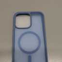 Hualele Magnetic for iPhone 16 Pro Max Case,Compatible with MagSafe, Military Grade Dropproof Translucent Matte Hard Back Soft Edge Slim 16 Pro Max Case,Peak Blue