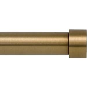 Ivilon Drapery Window Curtain Rod - End Cap Style Design 1 Inch Pole. 28 to 48 Inch Color