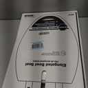 KOHLER 20110-0 Brevia, Slow Close Toilet Seat, Elongated Toilet Seat, Grip-Tight Bumpers Quick-Attach Hardware, White