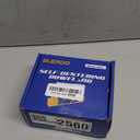 Self Centering Doweling Jig Kit, Drill Jig For Straight Holes Biscuit Joiner Set With 6 Drill Guide Bushings, Adjustable Width Drilling Guide Power Tool Accessory Jigs (Blue)