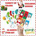 Funnlot Gift Tags Self Adhesive 236 PCS Christmas Labels for Gifts, Birthdays & Holidays - Santa Claus Stickers & Tags