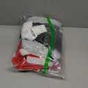 Liitrsh 6 Pcs Santa Claus Costume for Men Christmas Santa Outfit Vest Tops Santa Hat Pant Gloves Belt Shoe Covers for Cosplay, Size L