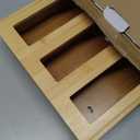 Copco 4 Compartment Storage Organizer for Gallon, Quart, Sandwich, and Snack Bags with Clear Labels, With In Drawer or Wall Mounting Feature For Space Saving