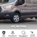 Front Left Door Fender Flare Molding Trim Wheel Arch Molding Compatible with 2015-2023 Ford Transit 150 250 350 350HD Rear Part