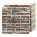 Art3d 52.5 Square Feet (Pack Of 10) Wall Panel Brick, Brown