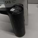 EKO Aroma 9 fl oz Automatic Liquid Soap Dispenser, Rechargeable & Water-Resistant Soap Dispenser for Kitchen and Bathroom with Adjustable Volume Control (Matte Black Steel)