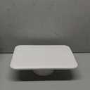 Cake Stand, 13 Inch Rectangular Ceramic Cake Stands for Party, Elegant Wedding Cake Plate for Dessert Table, Dessert and Cupcake Stand for Birthday Party and Baby Shower, White