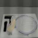 DECLUTTR 9 Inch Wall Mounted Lighted Makeup Mirror, Double-Sided Magnifying Mirror 1x/10x, 3 Colors Lighted Makeup Mirror, Touch Dimmable 360° Rotation Foldable Light Up Mirror, Bronze (Brown-led)